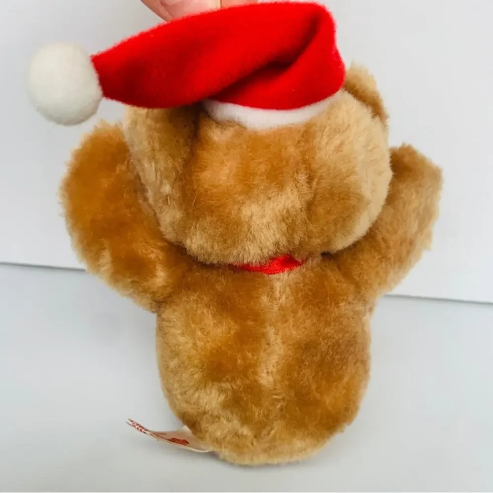 Vintage Russ Berrie Jolly Christmas Bear Plush